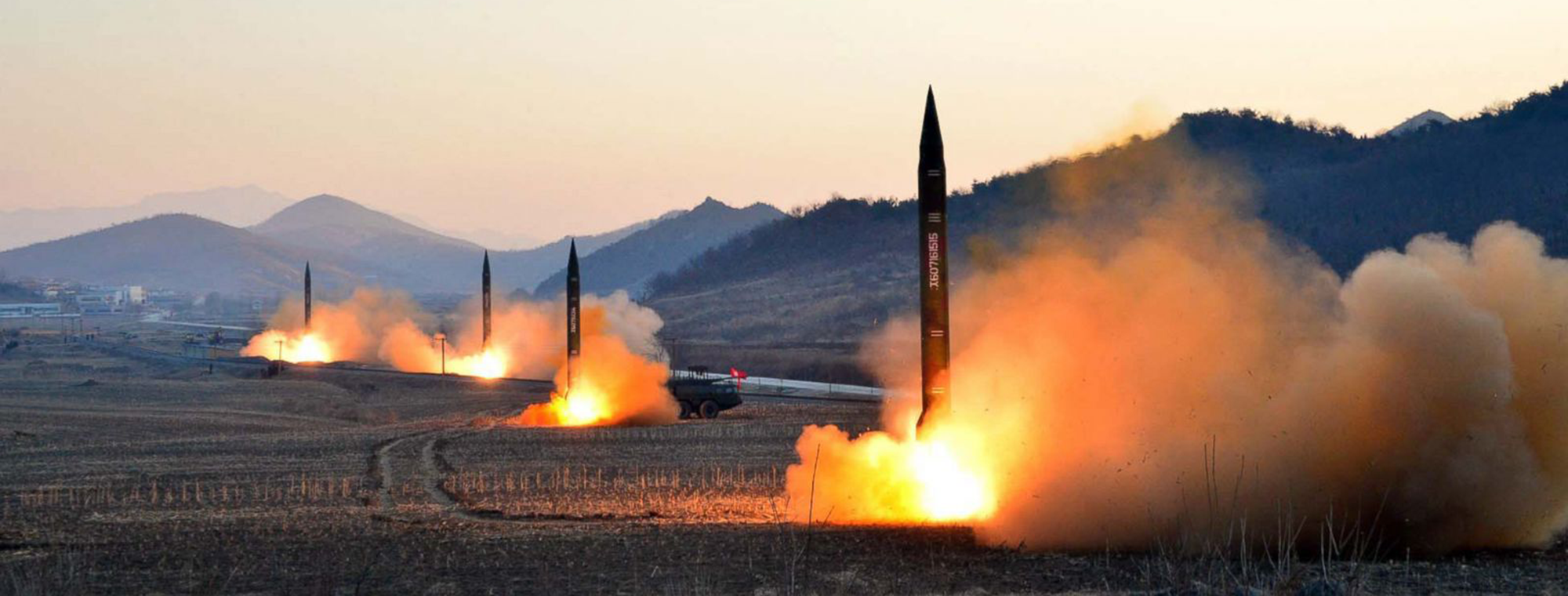 North Korea missile launch, undated, KCNA