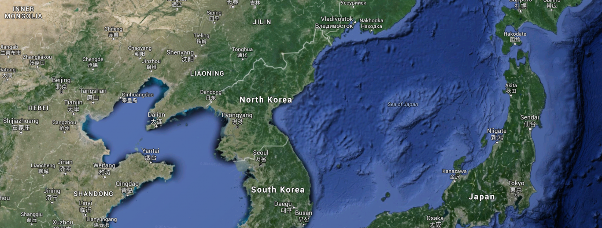 North Korea and environs