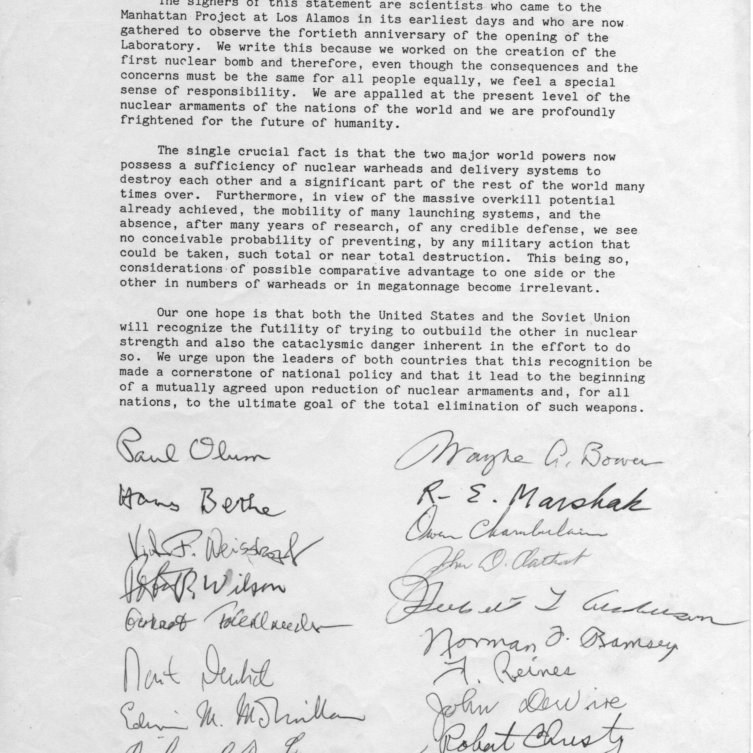 Los Alamos 40th Petition 1