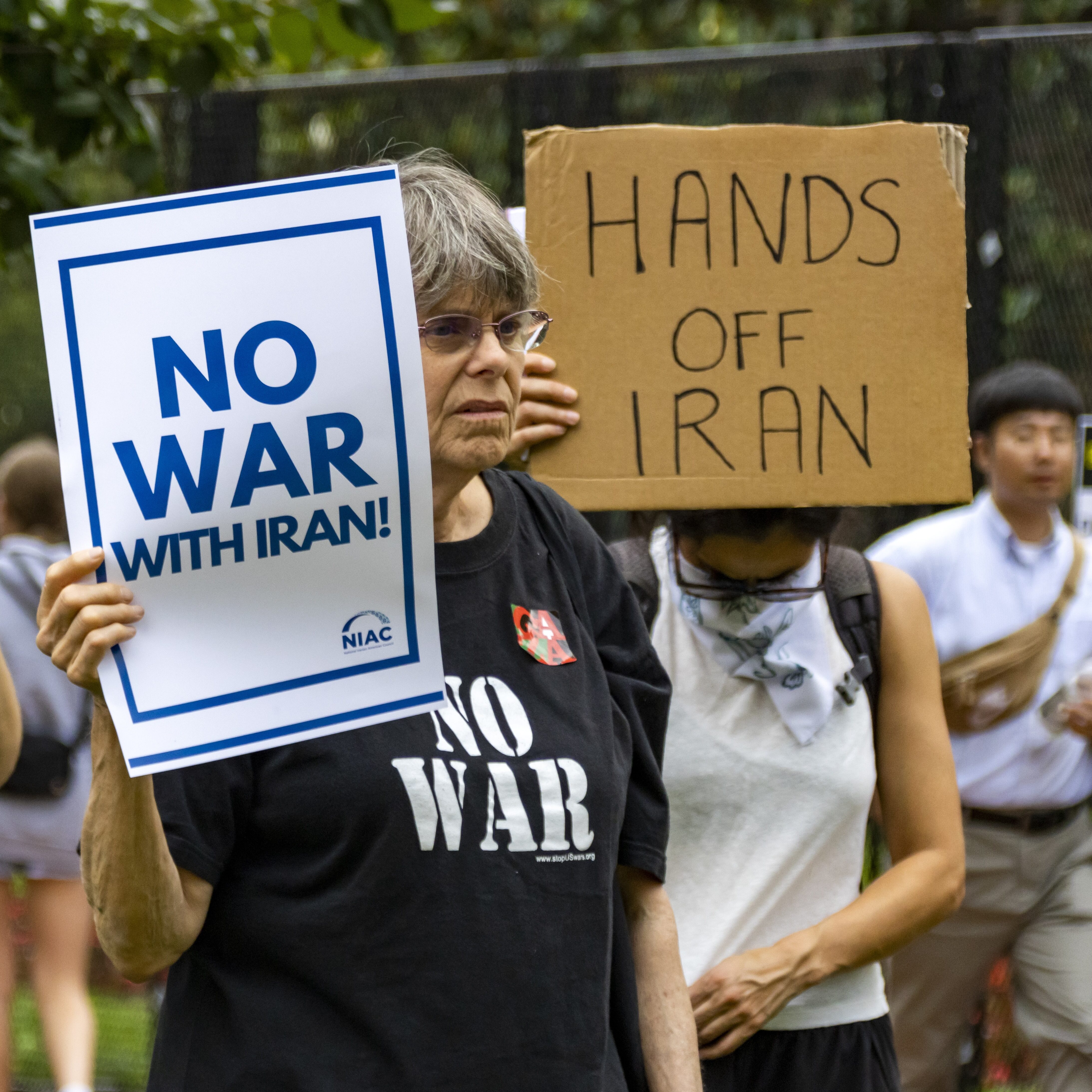 No War Iran Protest Sq